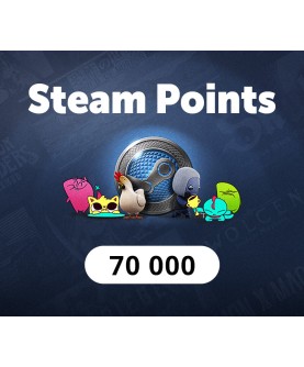 70.000 Points Manual Delivery Steam Key GLOBAL
